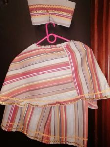 Kids Costumes to Hire - African - Traditional - GIRL skirt & headpce